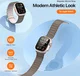 Dux Ducis - Apple Watch 1-10/SE/Ultra Bandje - 49/46/45/44/42MM - Bruin Grijs afbeelding 6