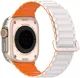 Dux Ducis - Apple Watch 1-10/SE/Ultra Bandje - 49/46/45/44/42MM - Wit Oranje afbeelding 2