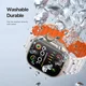 Dux Ducis - Apple Watch 1-10/SE/Ultra Bandje - 49/46/45/44/42MM - Wit Oranje afbeelding 4
