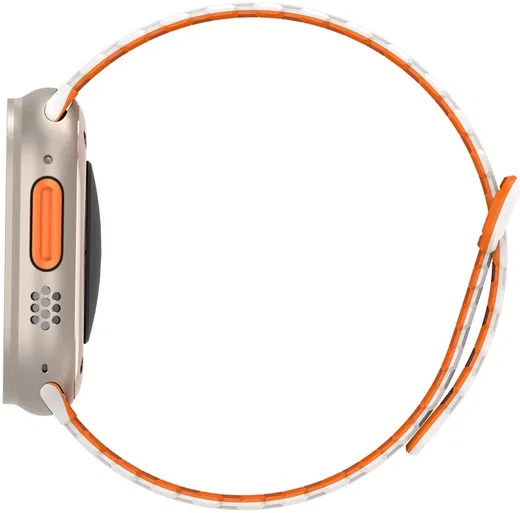 Dux Ducis - Apple Watch 1-10/SE/Ultra Bandje - 49/46/45/44/42MM - Wit Oranje afbeelding 9