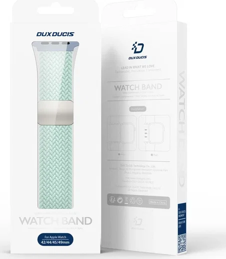 Dux Ducis Mixture Pro - Apple Watch Bandje - 42/44/45/46/49MM - Mint Groen afbeelding 11