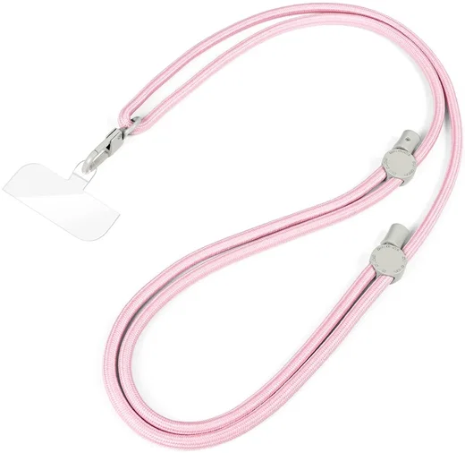 Dux Ducis Crossbody  - Universeel Verstelbaar Telefoon Koord Roze afbeelding 1