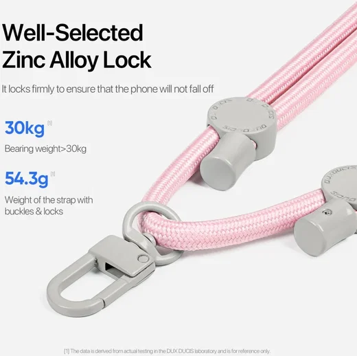 Dux Ducis Crossbody  - Universeel Verstelbaar Telefoon Koord Roze afbeelding 8