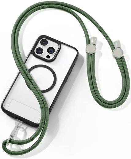 Dux Ducis Crossbody  - Universeel Verstelbaar Telefoon Koord Groen afbeelding 2