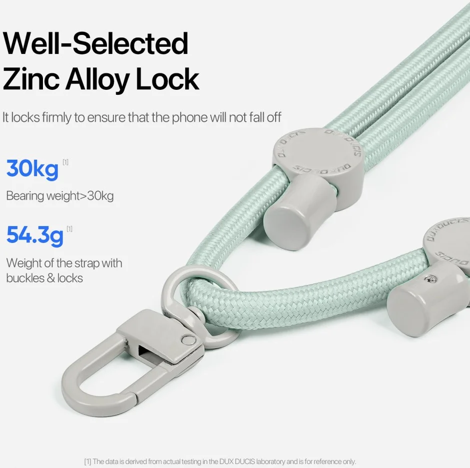 Dux Ducis PLAZ Crossbody  - Universeel Verstelbaar Telefoon Koord Lichtgroen afbeelding 8