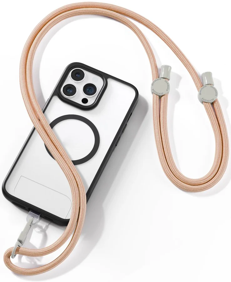 Dux Ducis PLAZ Crossbody  - Universeel Verstelbaar Telefoon Koord Oranje Geel afbeelding 2