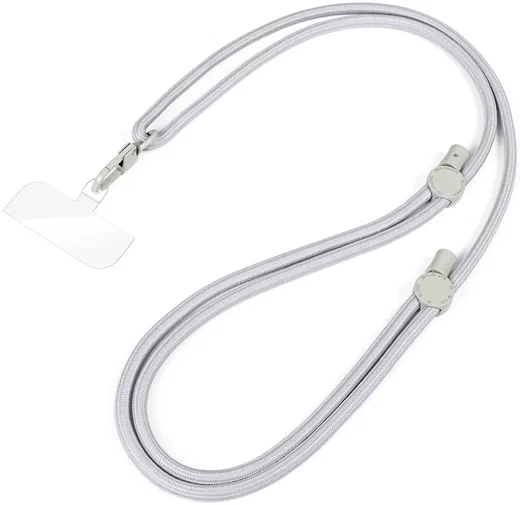 Dux Ducis Crossbody  - Universeel Verstelbaar Telefoon Koord Grijs afbeelding 1