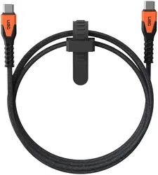 UAG Kevlar® Core USB-C naar USB-C Kabel 60W Power Delivery 1.5M Oranje afbeelding