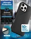 ZAGG Luxe Snap iPhone 16 Pro Max Hoesje MagSafe Back Cover Zwart afbeelding 3