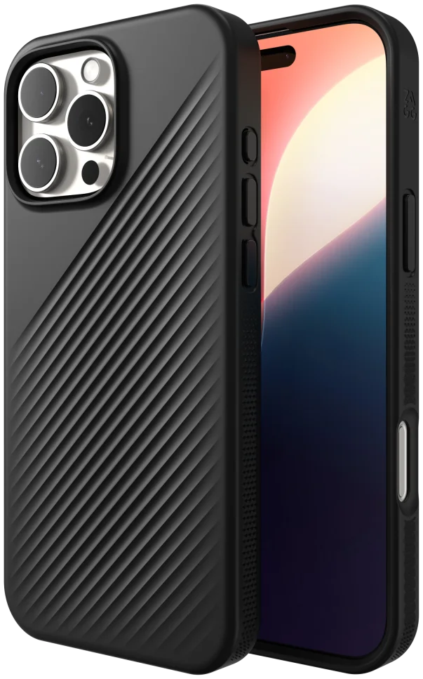 ZAGG Luxe Snap iPhone 16 Pro Max Hoesje MagSafe Back Cover Zwart afbeelding 1
