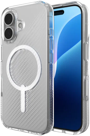 ZAGG Luxe Snap Apple iPhone 16 Hoesje MagSafe Back Cover Transparant afbeelding 1