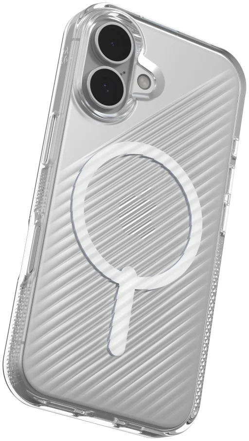 ZAGG Luxe Snap Apple iPhone 16 Hoesje MagSafe Back Cover Transparant afbeelding 7