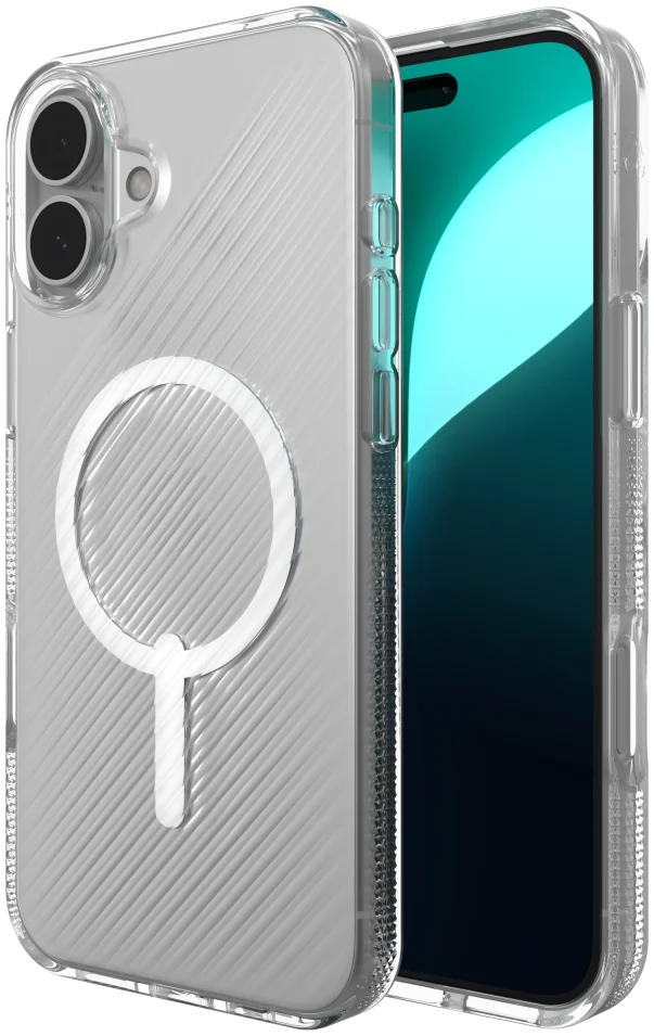ZAGG Luxe Snap Apple iPhone 16 Plus Hoesje MagSafe Back Cover Transparant afbeelding 1
