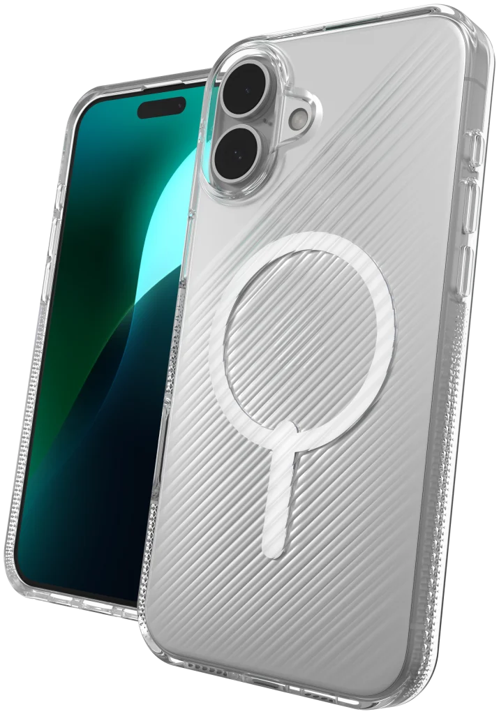 ZAGG Luxe Snap Apple iPhone 16 Plus Hoesje MagSafe Back Cover Transparant afbeelding 2