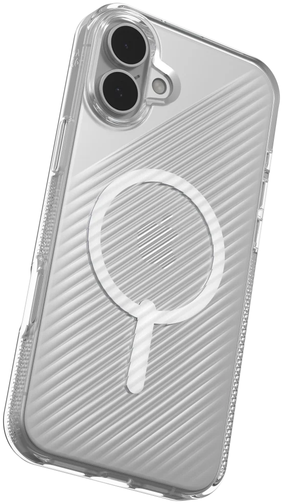 ZAGG Luxe Snap Apple iPhone 16 Plus Hoesje MagSafe Back Cover Transparant afbeelding 3