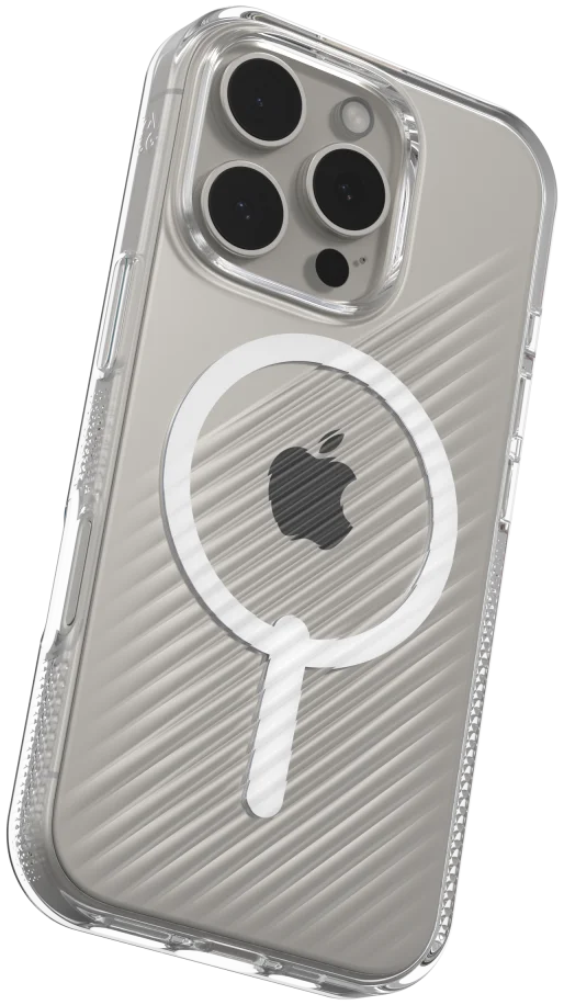 ZAGG Luxe Snap Apple iPhone 16 Pro Hoesje MagSafe Back Cover Transparant afbeelding 5