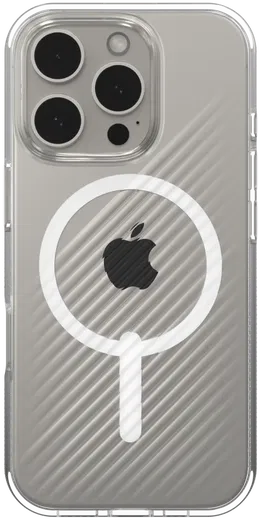 ZAGG Luxe Snap Apple iPhone 16 Pro Hoesje MagSafe Back Cover Transparant afbeelding 2