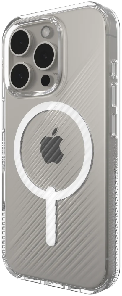 ZAGG Luxe Snap Apple iPhone 16 Pro Hoesje MagSafe Back Cover Transparant afbeelding 6