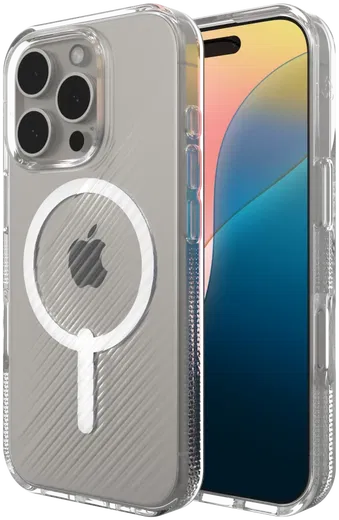 ZAGG Luxe Snap Apple iPhone 16 Pro Hoesje MagSafe Back Cover Transparant afbeelding 1