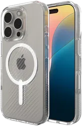 ZAGG Luxe Snap Apple iPhone 16 Pro Hoesje MagSafe Back Cover Transparant afbeelding