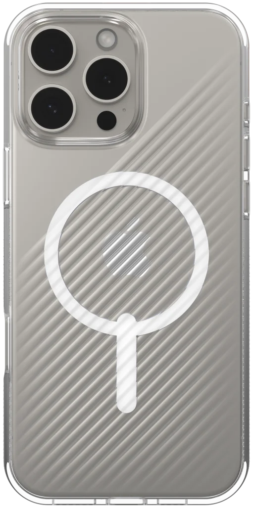 ZAGG Luxe Snap iPhone 16 Pro Max Hoesje MagSafe Back Cover Transparant afbeelding 4