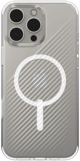 ZAGG Luxe Snap iPhone 16 Pro Max Hoesje MagSafe Back Cover Transparant afbeelding 4