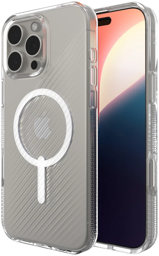 ZAGG Luxe Snap iPhone 16 Pro Max Hoesje MagSafe Back Cover Transparant afbeelding 1