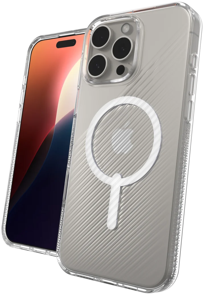 ZAGG Luxe Snap iPhone 16 Pro Max Hoesje MagSafe Back Cover Transparant afbeelding 2