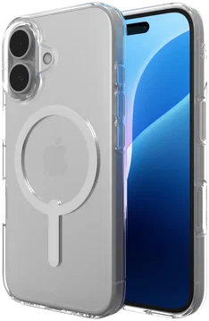 ZAGG Crystal Palace Lite Snap iPhone 16 Hoesje MagSafe Transparant