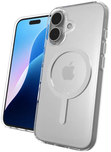 ZAGG Crystal Palace Lite Snap iPhone 16 Hoesje MagSafe Transparant afbeelding 2