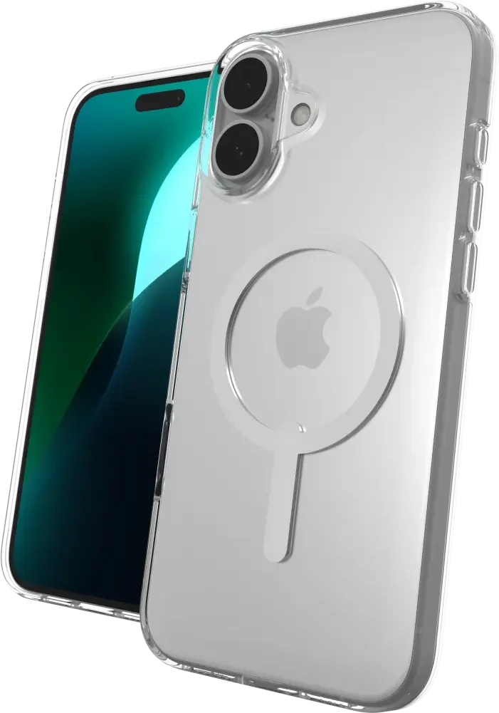 ZAGG Crystal Palace Lite Snap iPhone 16 Plus Hoesje MagSafe Transparant afbeelding 2