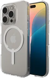 ZAGG Crystal Palace Lite Snap iPhone 16 Pro Hoesje MagSafe Transparant afbeelding