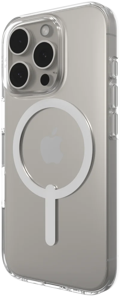 ZAGG Crystal Palace Lite Snap iPhone 16 Pro Hoesje MagSafe Transparant afbeelding 9