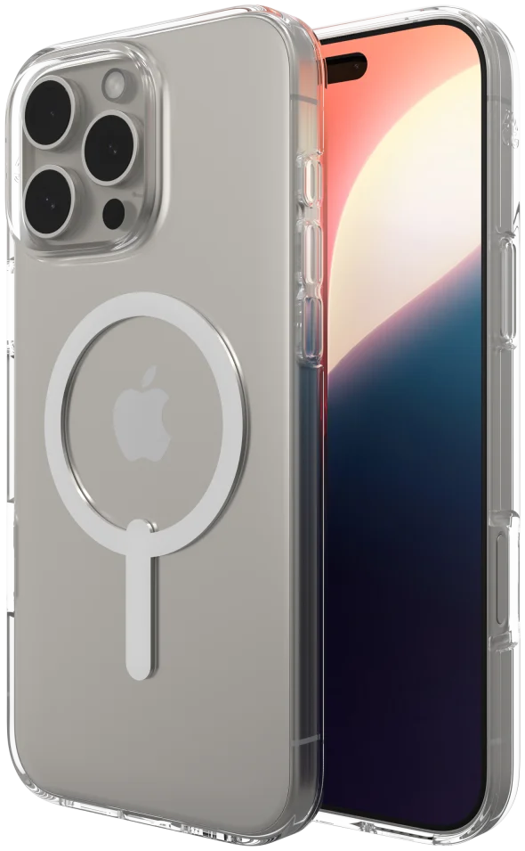 ZAGG Crystal Palace Lite Snap iPhone 16 Pro Max Hoesje MagSafe Transparant afbeelding 1