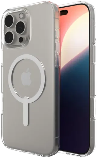 ZAGG Crystal Palace Lite Snap iPhone 16 Pro Max Hoesje MagSafe Transparant afbeelding 1