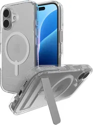 ZAGG Crystal Palace Snap Kickstand iPhone 16 Hoesje MagSafe Transparant afbeelding