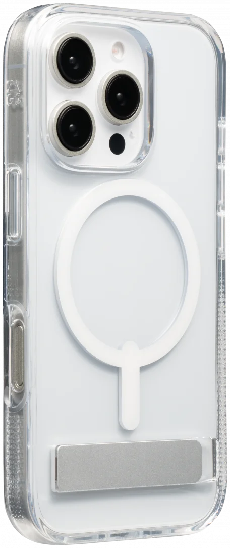 ZAGG Crystal Palace Snap Kickstand iPhone 16 Pro Hoesje MagSafe Transparant afbeelding 7