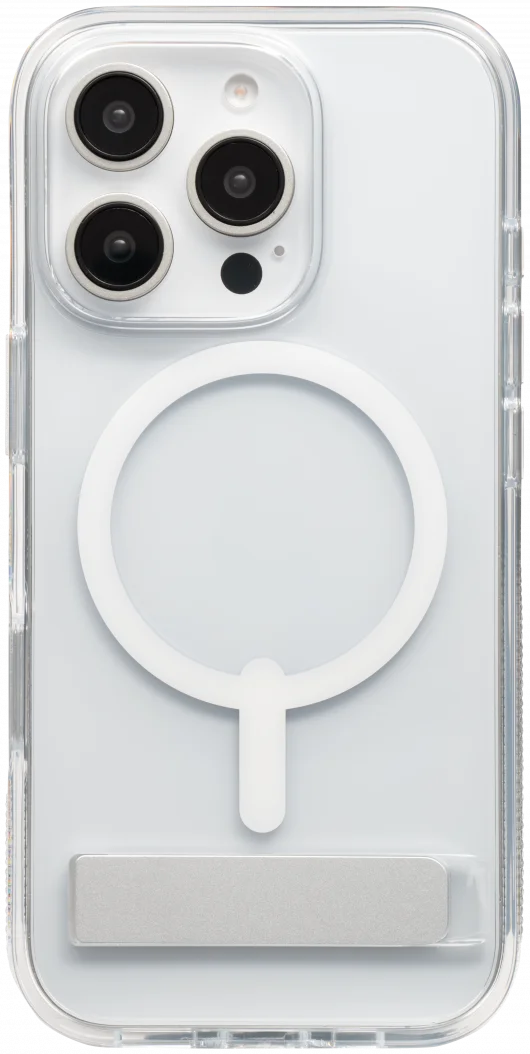 ZAGG Crystal Palace Snap Kickstand iPhone 16 Pro Hoesje MagSafe Transparant afbeelding 2