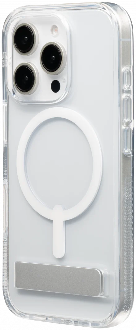 ZAGG Crystal Palace Snap Kickstand iPhone 16 Pro Hoesje MagSafe Transparant afbeelding 6