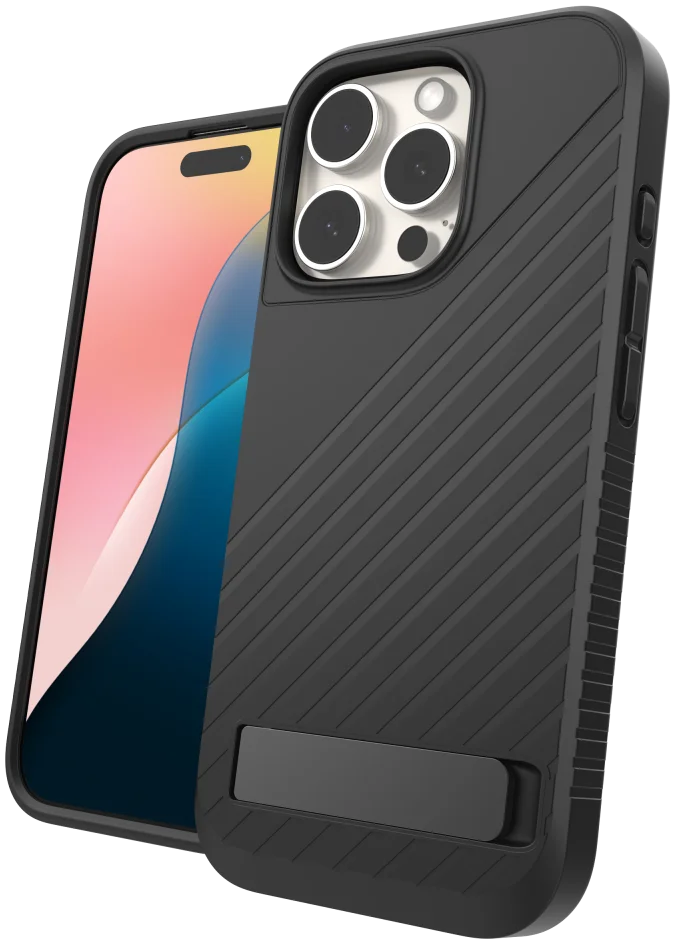 ZAGG Denali Snap Kickstand iPhone 16 Pro Hoesje MagSafe Zwart afbeelding 6