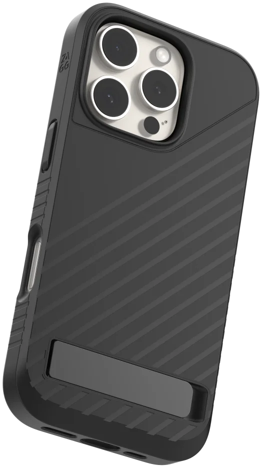 ZAGG Denali Snap Kickstand iPhone 16 Pro Hoesje MagSafe Zwart afbeelding 8