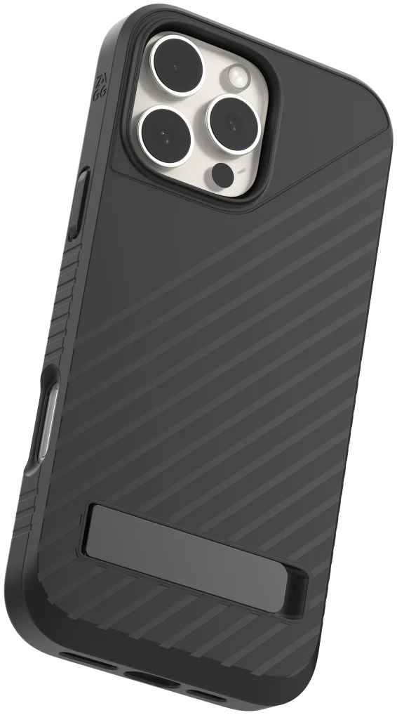 ZAGG Denali Snap Kickstand iPhone 16 Pro Max Hoesje MagSafe Zwart afbeelding 9