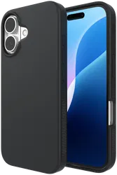 ZAGG Manhattan Snap Apple iPhone 16 Hoesje MagSafe Back Cover Zwart afbeelding