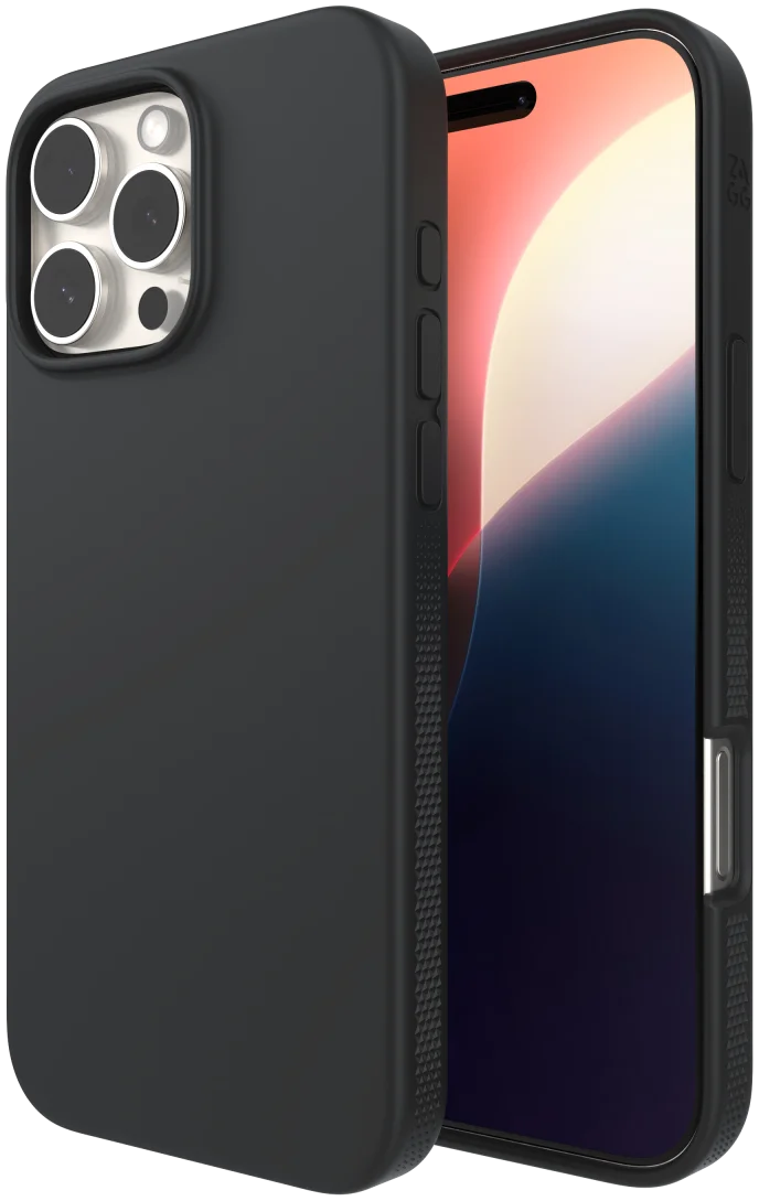 ZAGG Manhattan Snap iPhone 16 Pro Max Hoesje MagSafe Back Cover Zwart afbeelding 1