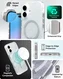 ZAGG Milan Snap Apple iPhone 16 Hoesje MagSafe Back Cover Swirl Glitter afbeelding 3