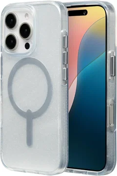 ZAGG Milan Snap iPhone 16 Pro Hoesje MagSafe Back Cover Swirl Glitter