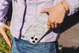 ZAGG Milan Snap iPhone 16 Pro Hoesje MagSafe Back Cover Swirl Glitter afbeelding 6