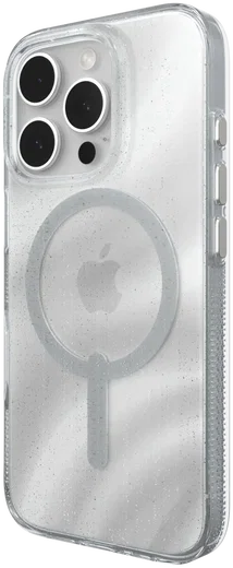 ZAGG Milan Snap iPhone 16 Pro Hoesje MagSafe Back Cover Swirl Glitter afbeelding 13