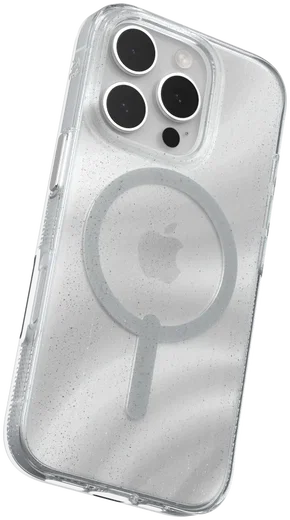 ZAGG Milan Snap iPhone 16 Pro Hoesje MagSafe Back Cover Swirl Glitter afbeelding 15