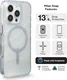 ZAGG Milan Snap iPhone 16 Pro Hoesje MagSafe Back Cover Swirl Glitter afbeelding 7